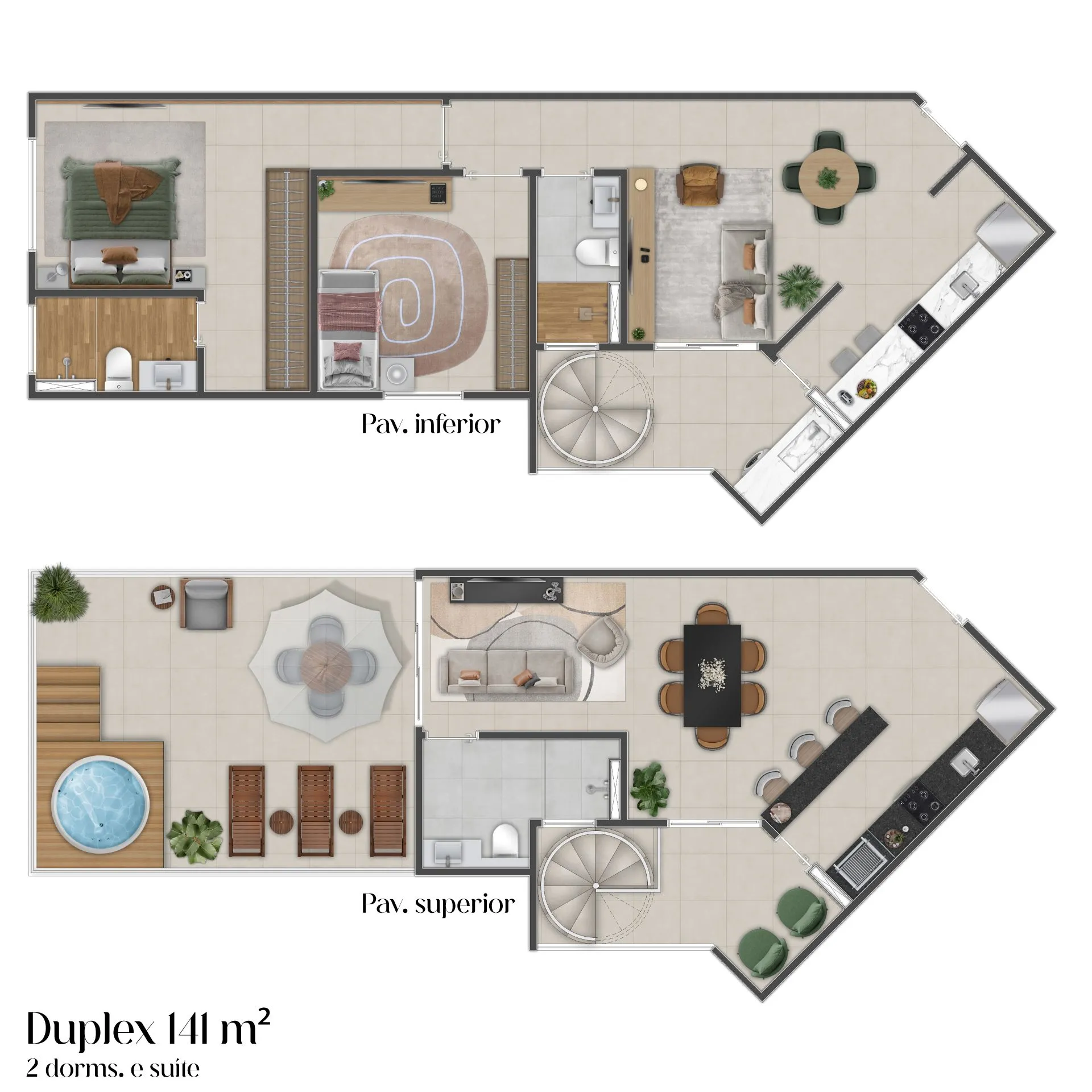 Planta 141m² Garden