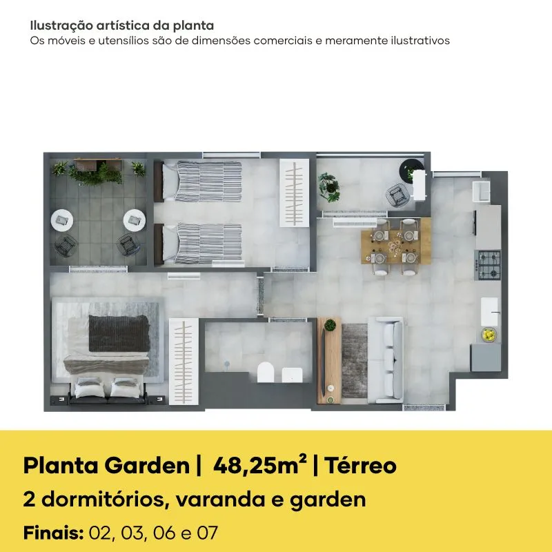 Planta Garden 48,25m²